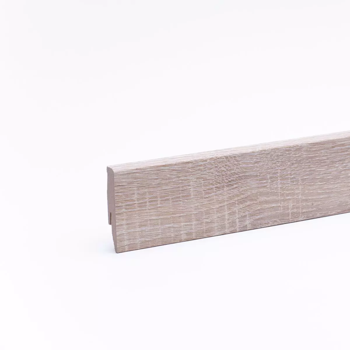 Sockelleiste mit Holzoptik 60mm Eiche White Washed