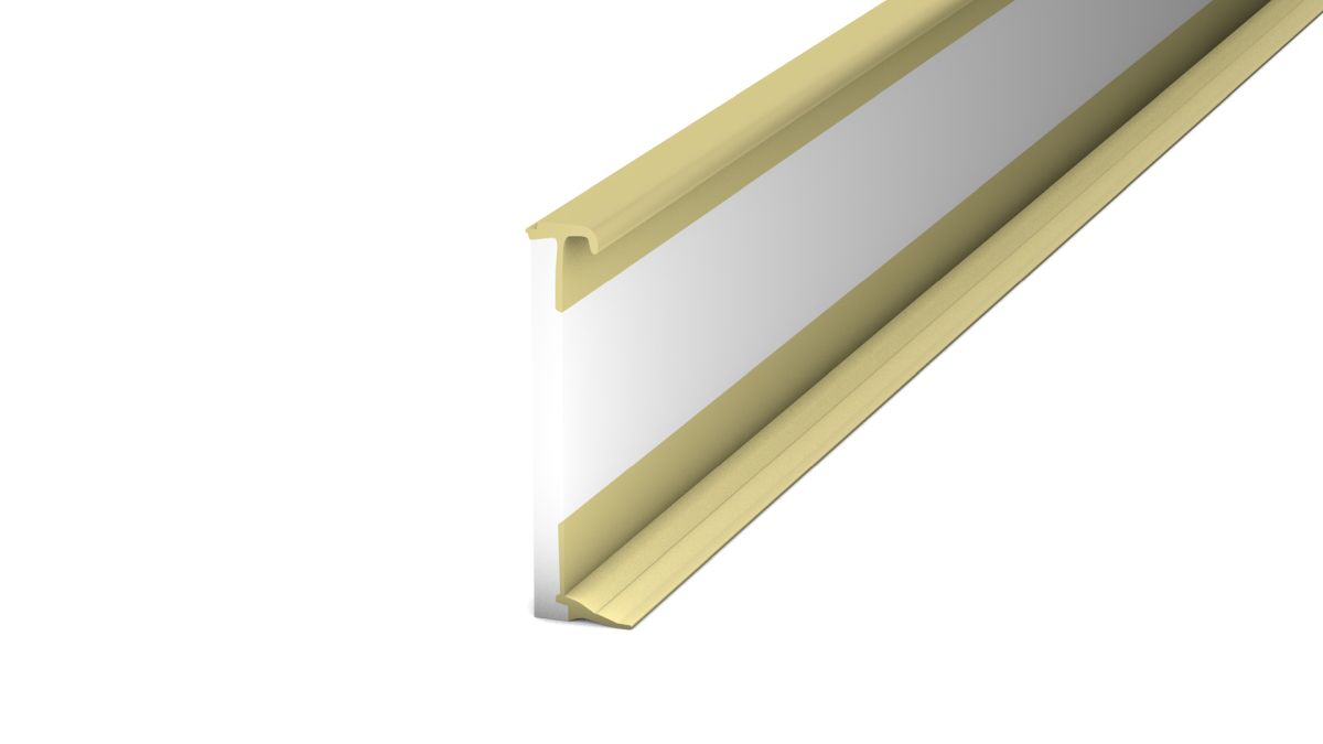 Prinz Einklebeleiste - Kunststoff. Für Designbeläge 2,0 - 3,5 mm. - Nr. 816 - Champagner -  250 cm