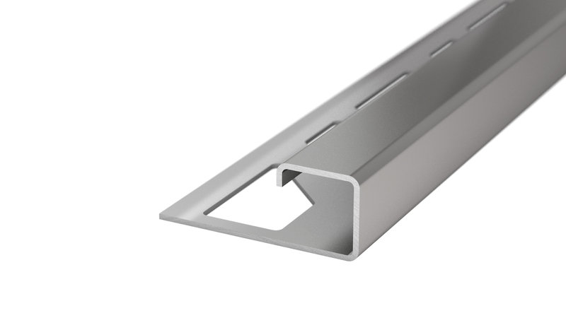 Prinz Vierkantprofil 11 mm - Nr. 760 - Edelstahl glänzend - 300 cm