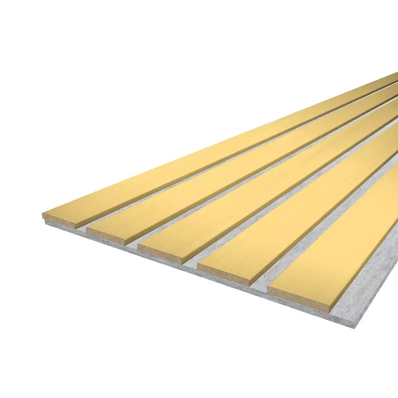 Muster LX - Gold - Akustikfilz Grau