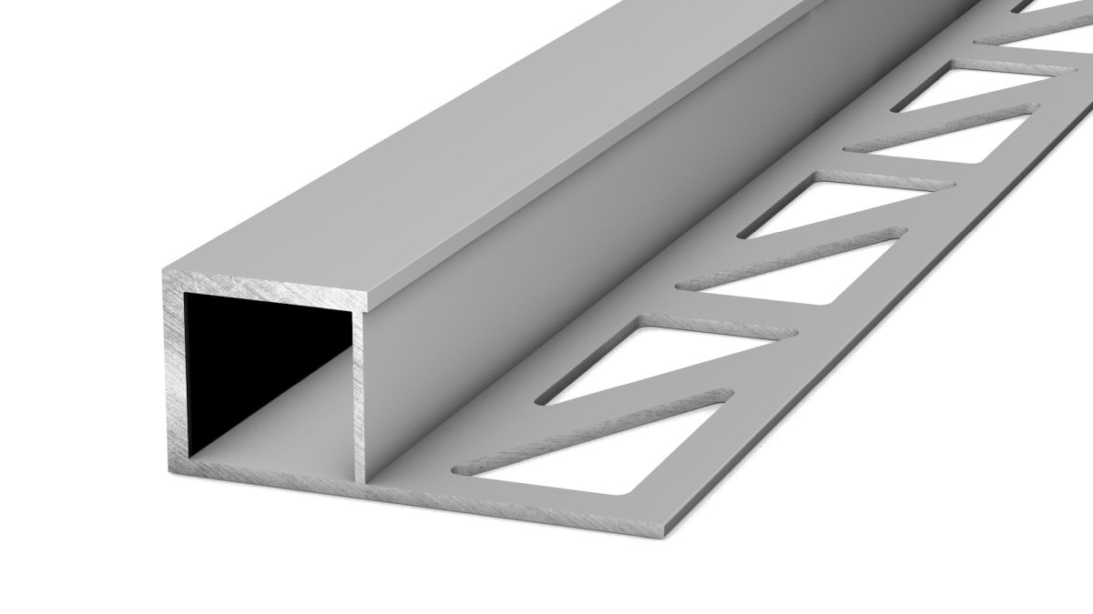Prinz Vierkantprofil 12,5 mm - Nr. 751 - Silber matt - 250 cm