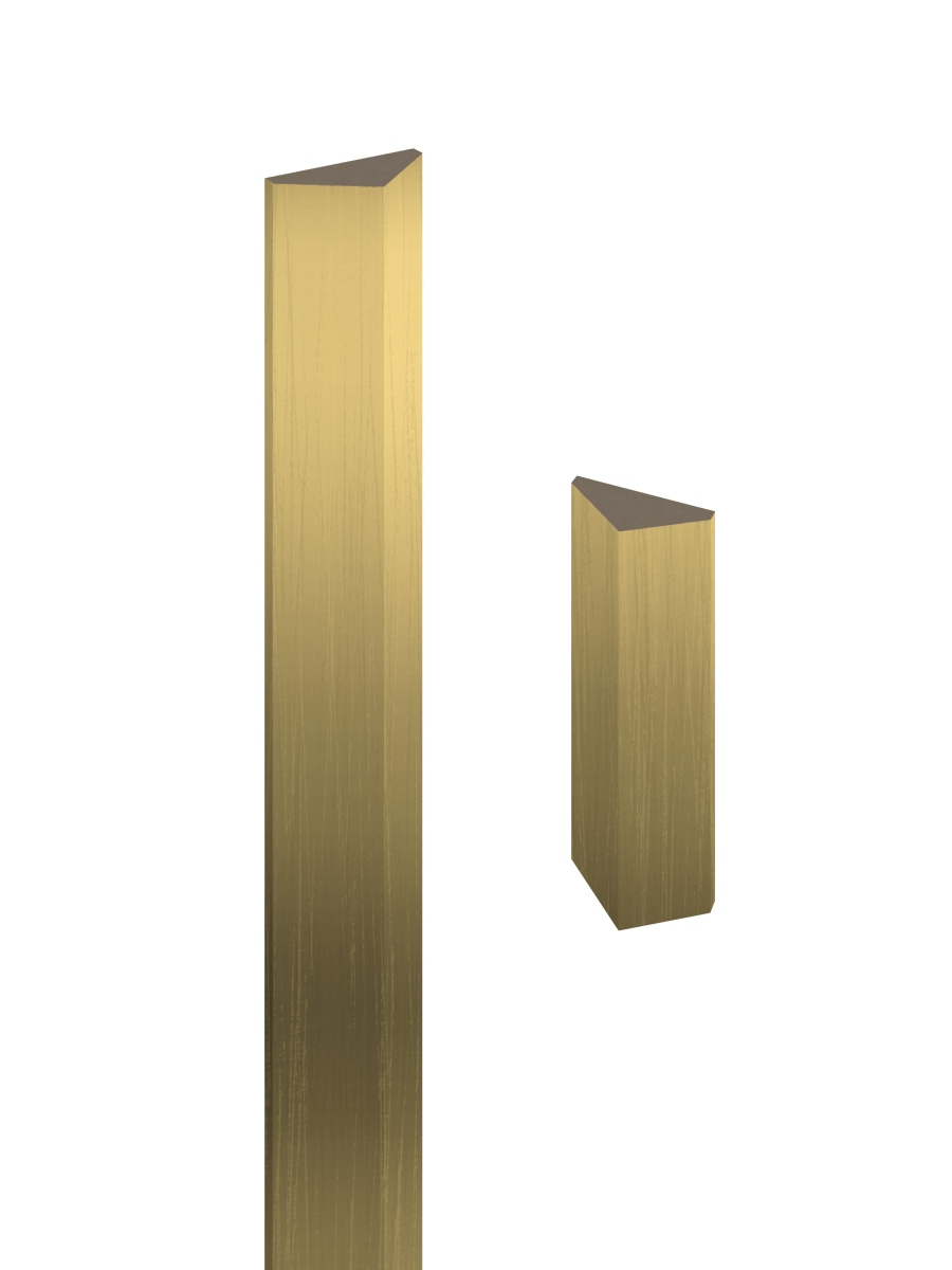 Wandverkleidung, Lamellenleiste, Wandlamelle - Gold