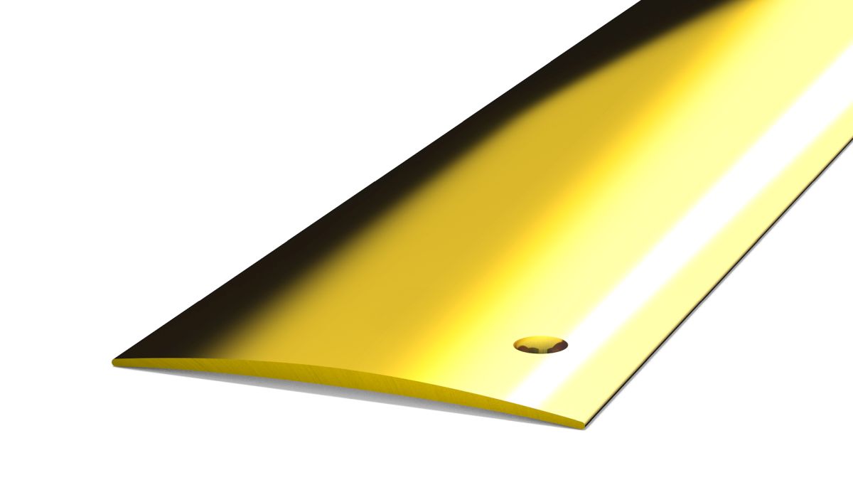 Prinz Übergangsprofil 50 mm - Nr. 127 - Reinmessing poliert - 500 cm