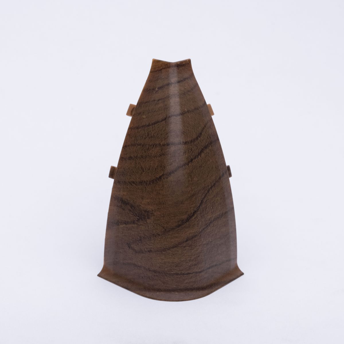 Aussenecke für Duo-Soft Flexleiste 65 mm Nussbaum Aussenecke für Duo-Soft Flexleiste 65 mm Nussbaum
