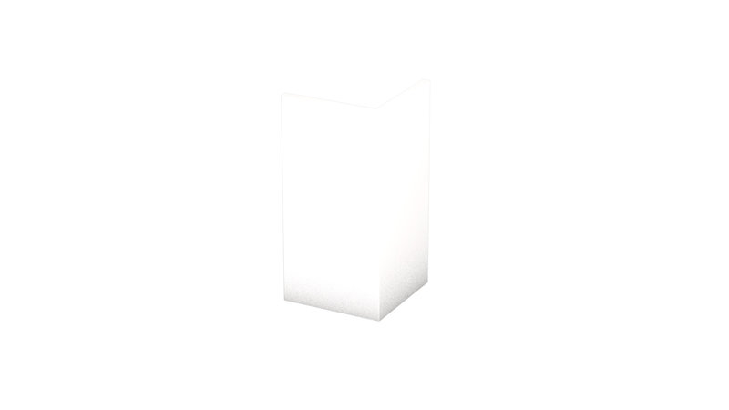 Prinz PVC-Eckschutzwinkel 20 x 20 mm - Nr. 804 - Weiß - 250 cm