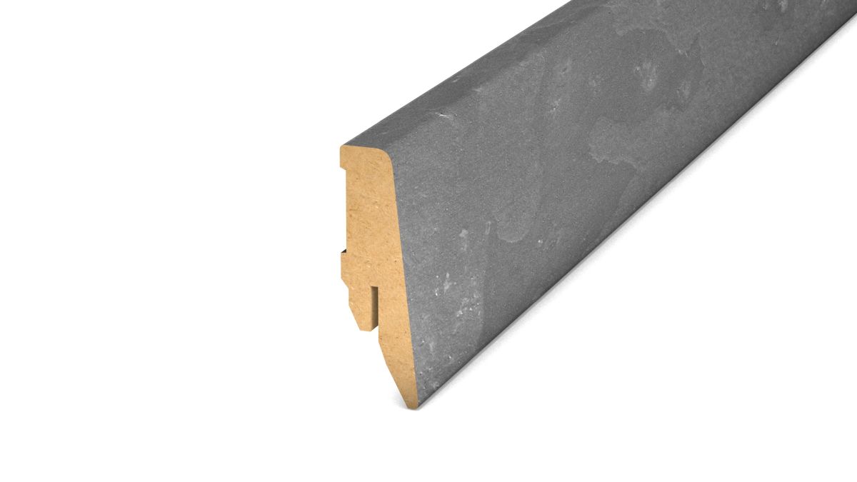 Prinz MDF-Sockelleiste 18 x 58 mm - Nr. 809 - Ölschiefer - 250 cm