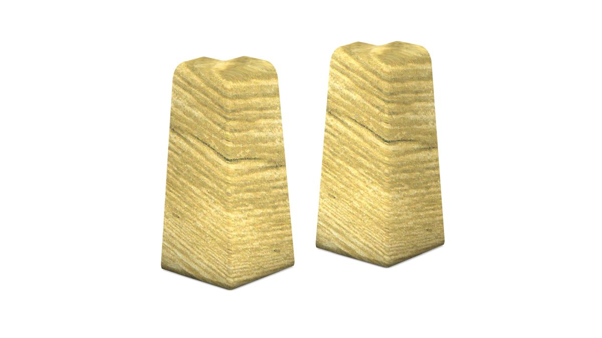 Prinz Außenecken für MDF-Sockeleiste 18 x 58 mm Nr. 809. - Columbia Oak
