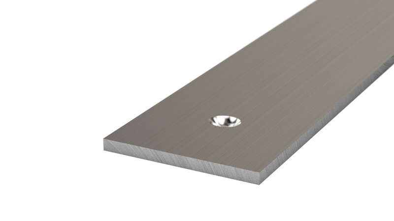 Prinz Flachprofil 40 x 3 mm - Nr. 116 - Edelstahl gebürstet - 100 cm