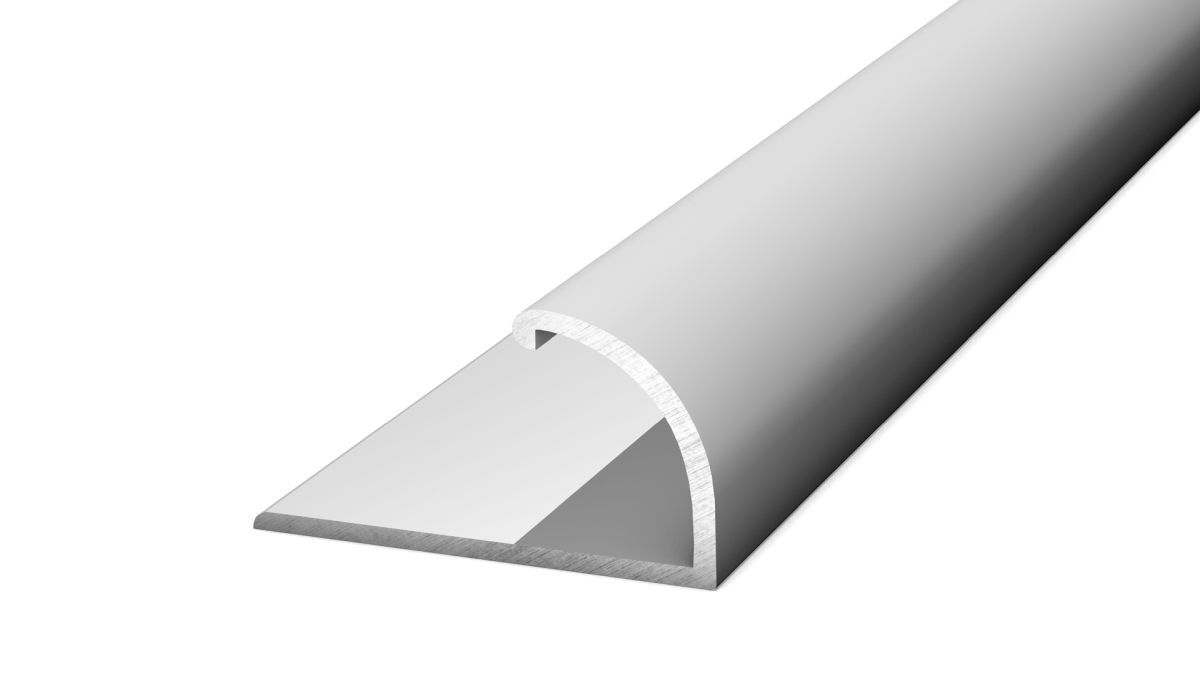 Prinz Abschlussprofil 25 x 13,2 mm - Nr. 140 - Silber - 270 cm
