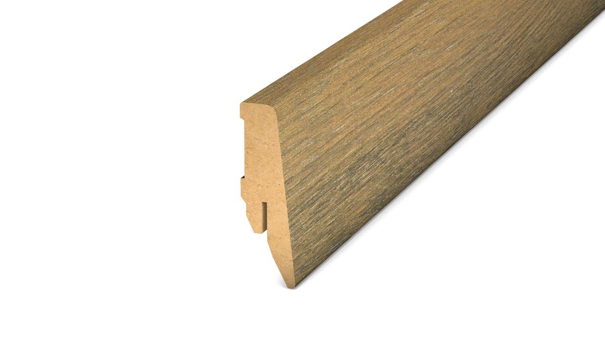 Prinz MDF-Sockelleiste 18 x 58 mm - Nr. 809 - Evanos Oak - 250 cm