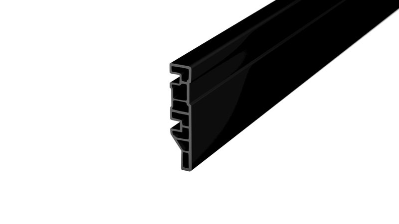 Prinz Cellpro 70 Sockelleiste mit Kammern, PVC - Nr. 817 - Schwarz