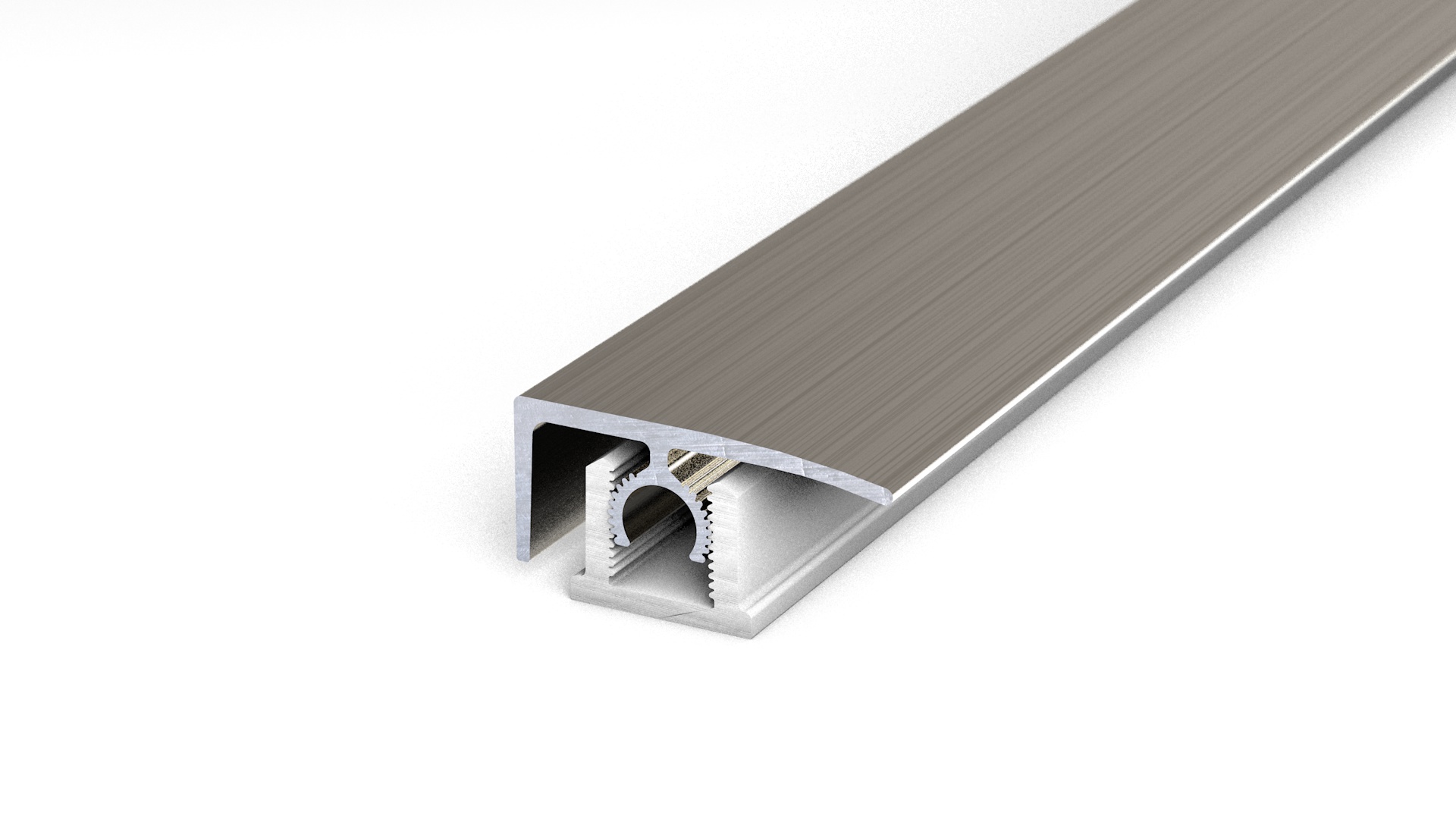 Prinz Profi-Tec CORE Abschlussprofil 26 mm - Nr. 337 - Edelstahl gebürstet - 200 cm